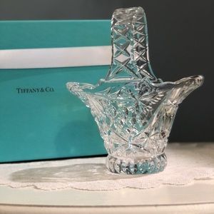 Crystal Easter Basket & Tiffany&Co. Box 10”x 6”